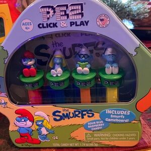 NEW PEZ Smurfs Game and PEZ Dispensers